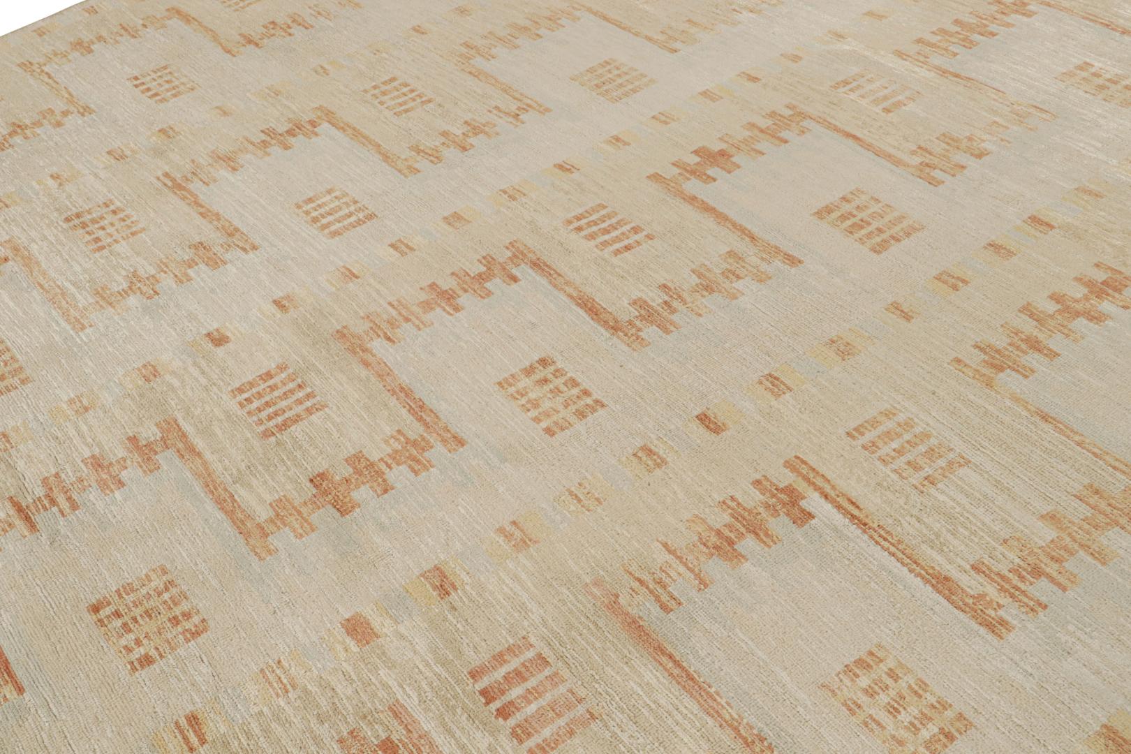Scandinavian Rug with Geometric Patterns