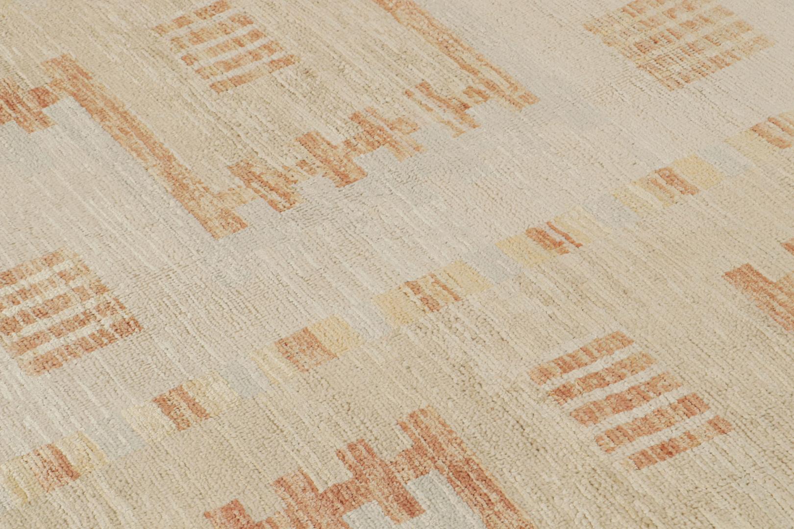 Scandinavian Rug with Geometric Patterns