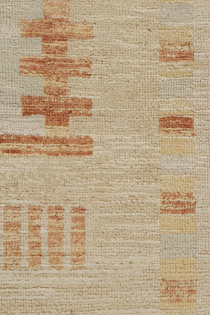 Scandinavian Rug with Geometric Patterns