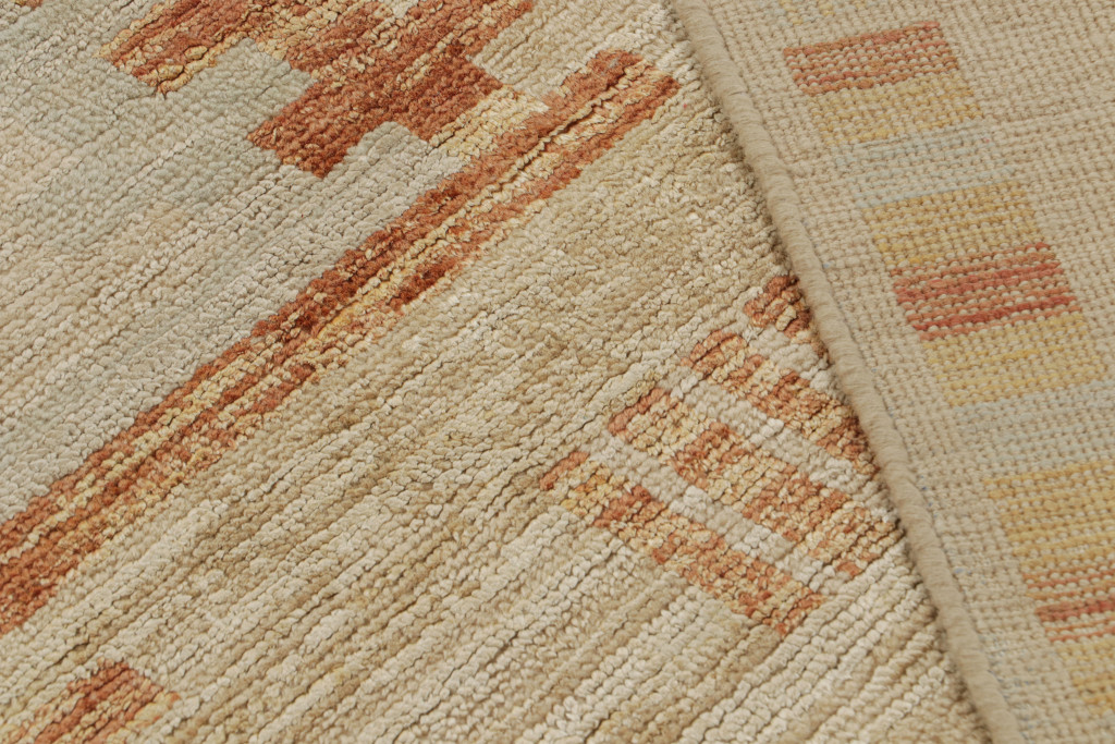 Scandinavian Rug with Geometric Patterns