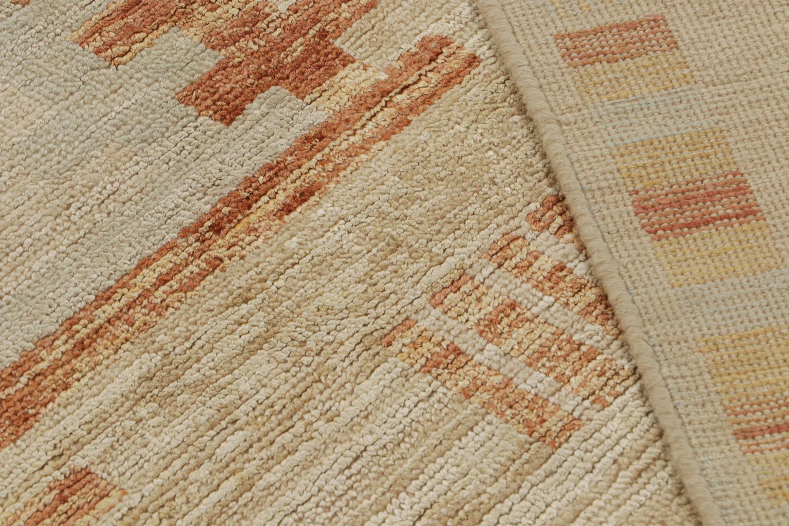 Scandinavian Rug with Geometric Patterns