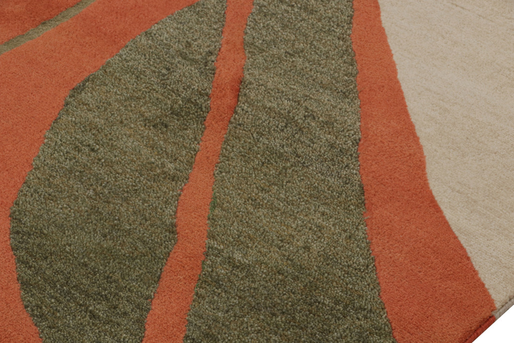 Jenn Ski Orange Mid-Century Modern Rug