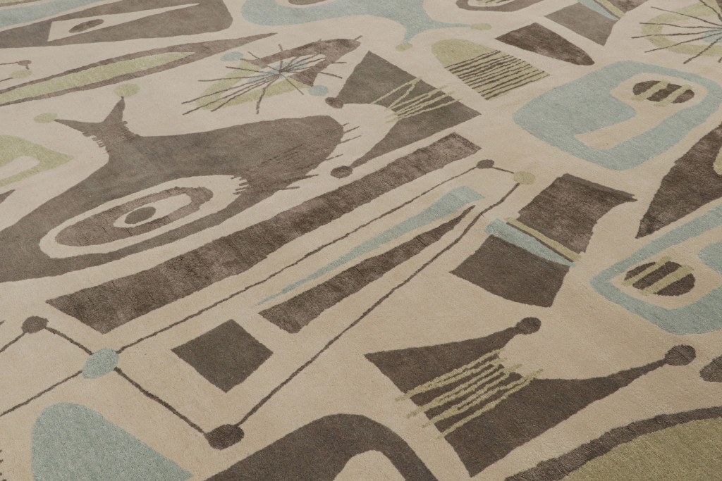 Mid-century modern rug