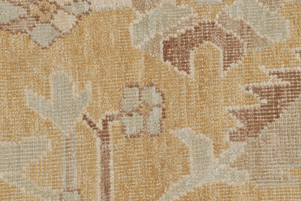 Oushak Style Rug With All Over Geometric Pattern