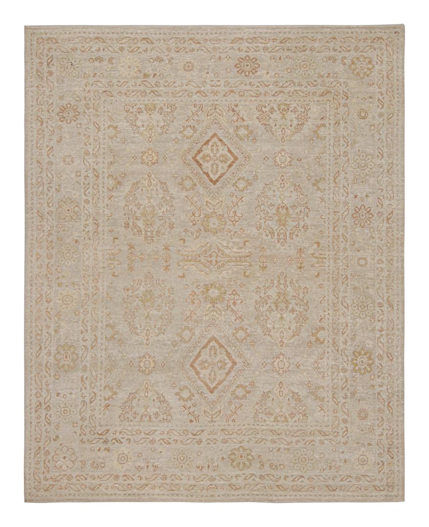 Oushak geometric rug