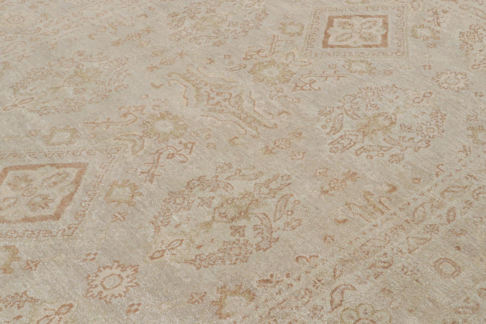 Oushak geometric rug