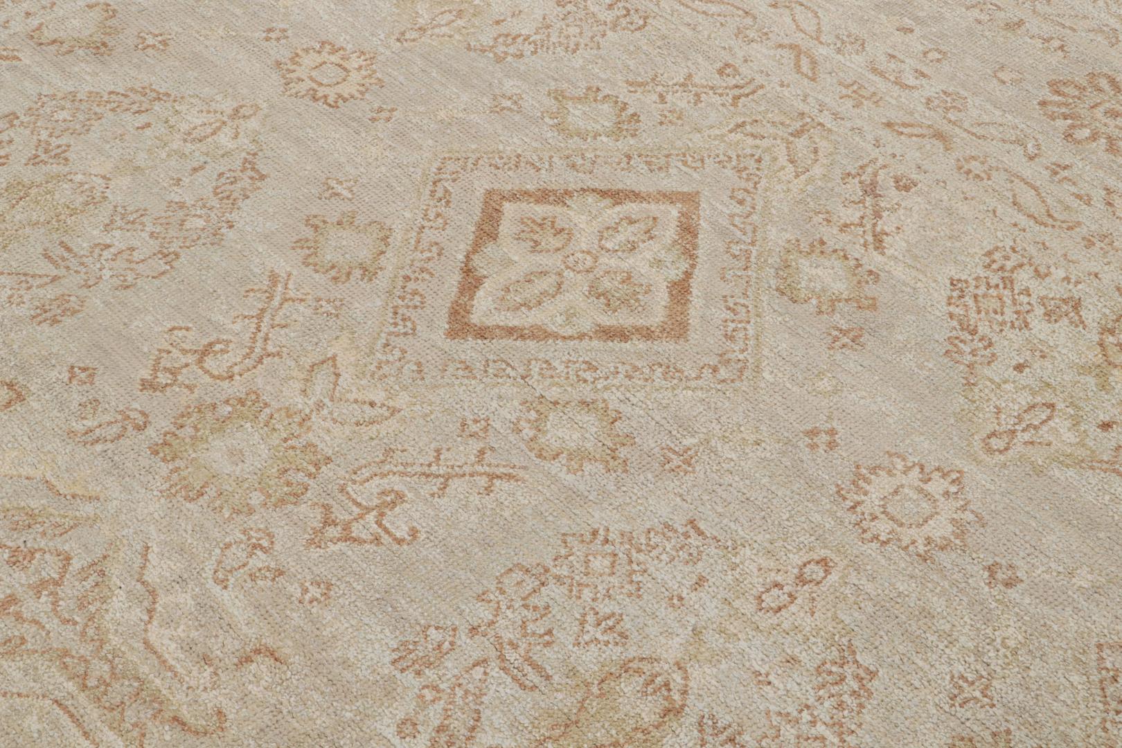 Oushak geometric rug
