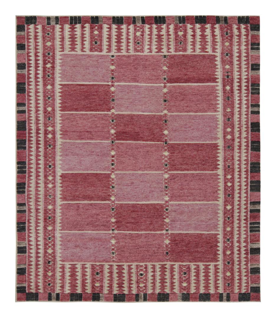 Scandinavian Rug with Geometric Patterns