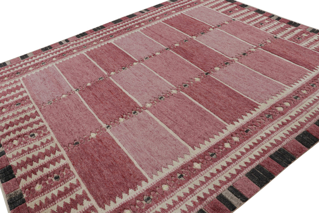 Scandinavian Rug with Geometric Patterns