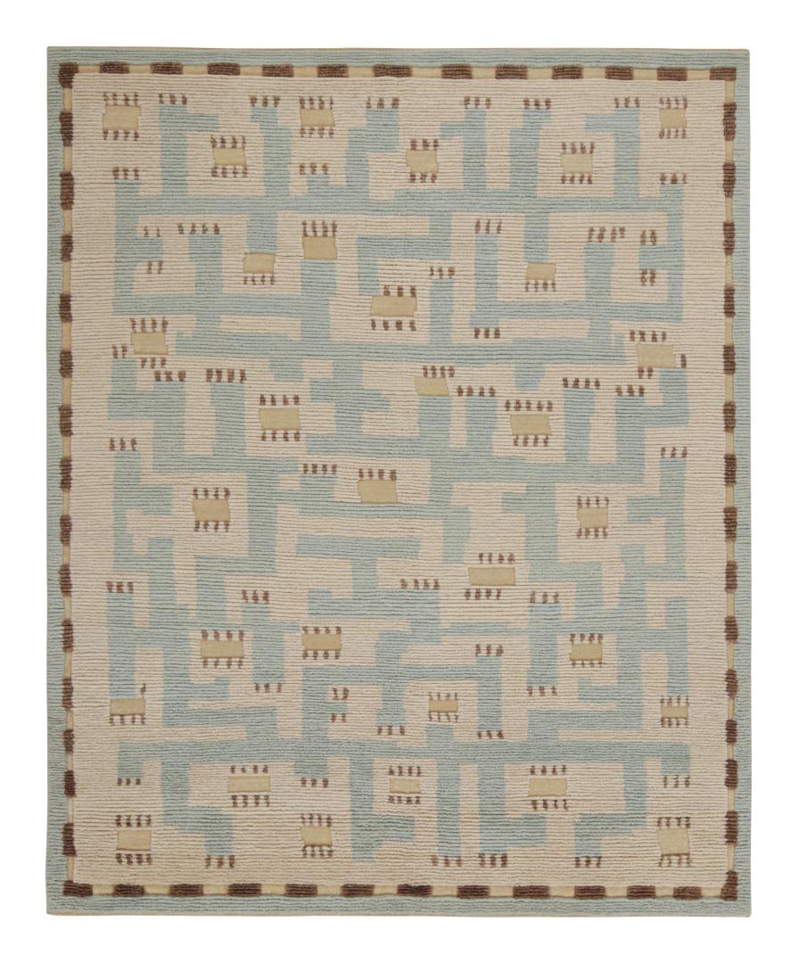 Scandinavian “High” Rug With Geometric Patterns