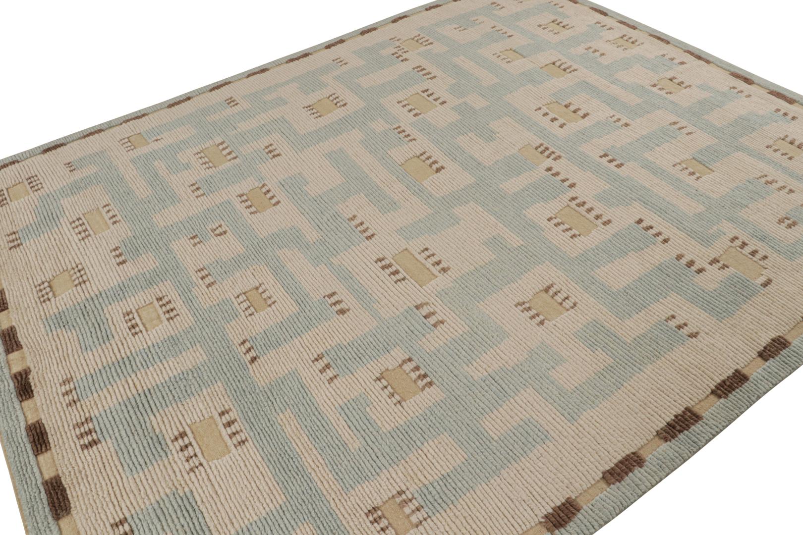 Scandinavian “High” Rug With Geometric Patterns