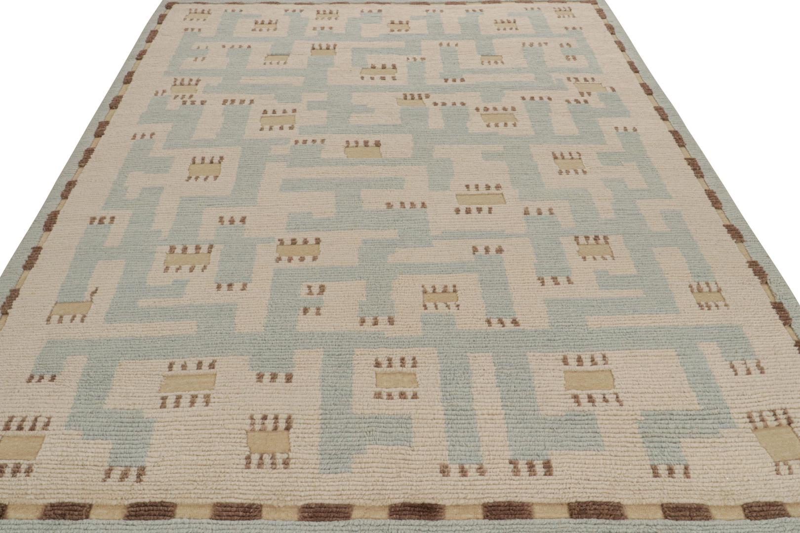 Scandinavian “High” Rug With Geometric Patterns