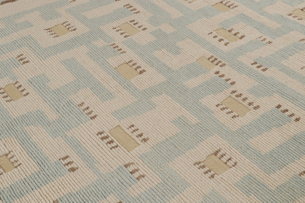 Scandinavian “High” Rug With Geometric Patterns