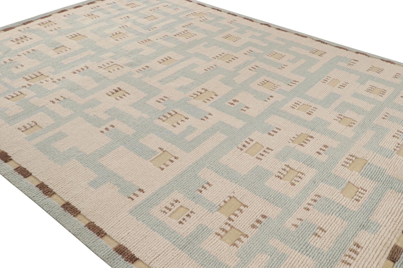 Scandinavian Rug With Geometric Patterns
