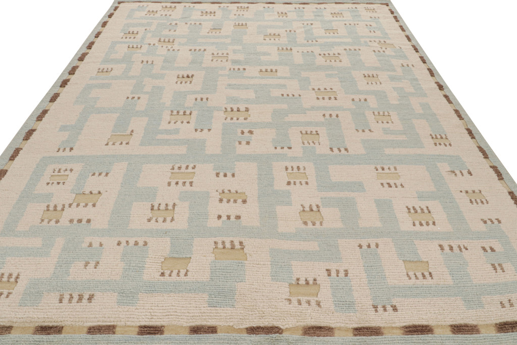 Scandinavian Rug With Geometric Patterns