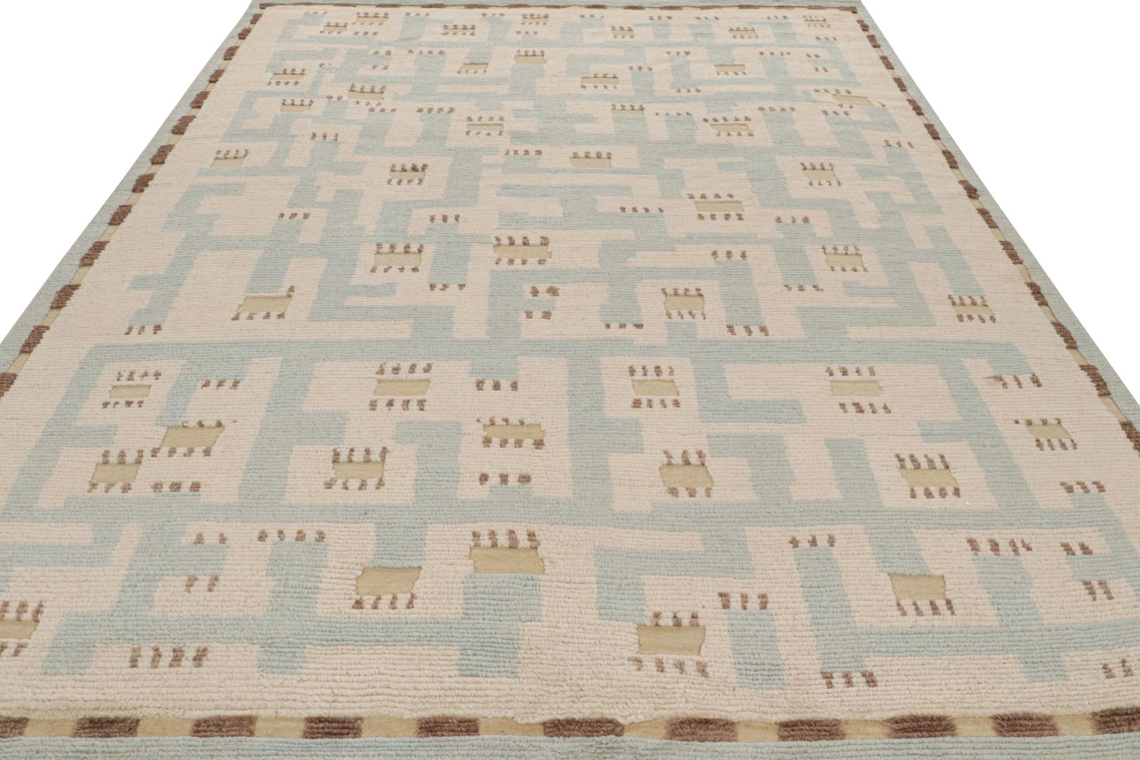 Scandinavian Rug With Geometric Patterns