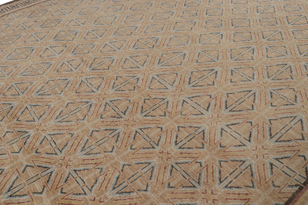 Modern 18th Century Chinese Geometric Rug