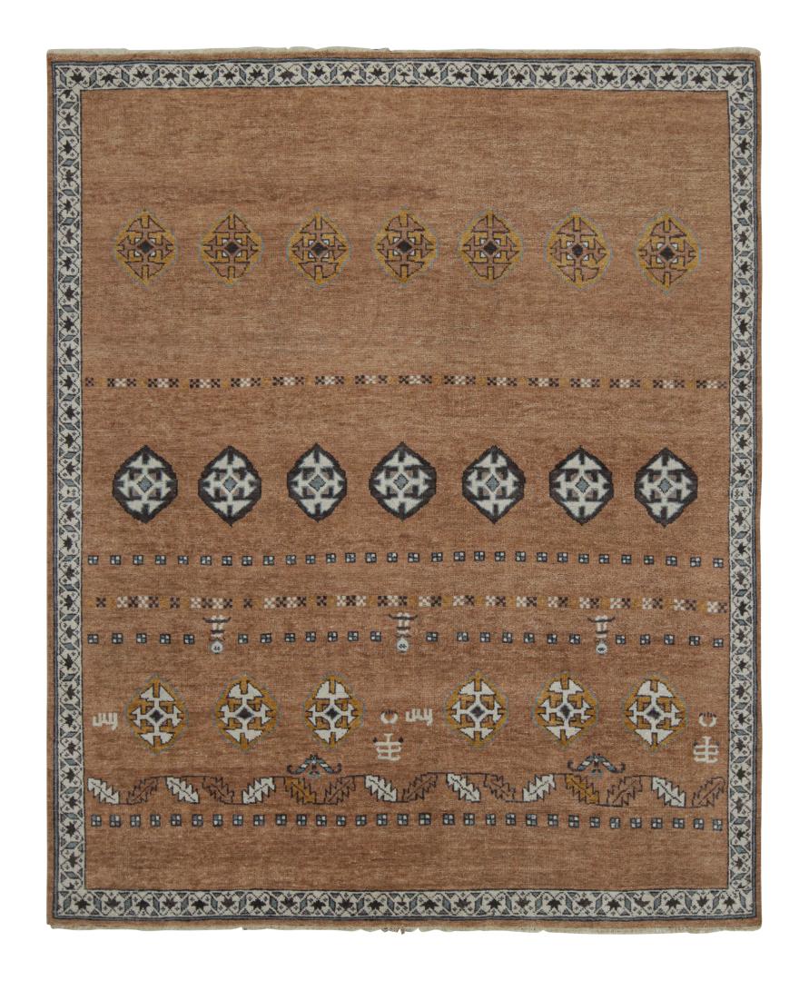 Tribal style geometric rug