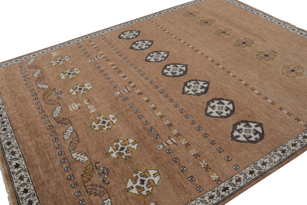 Tribal style geometric rug