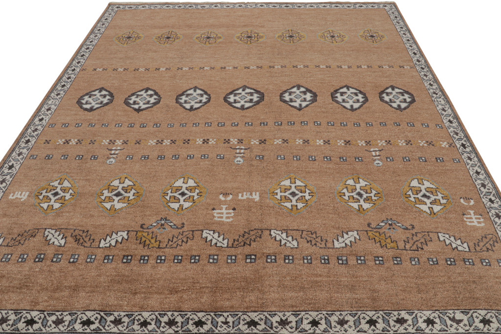 Tribal style geometric rug