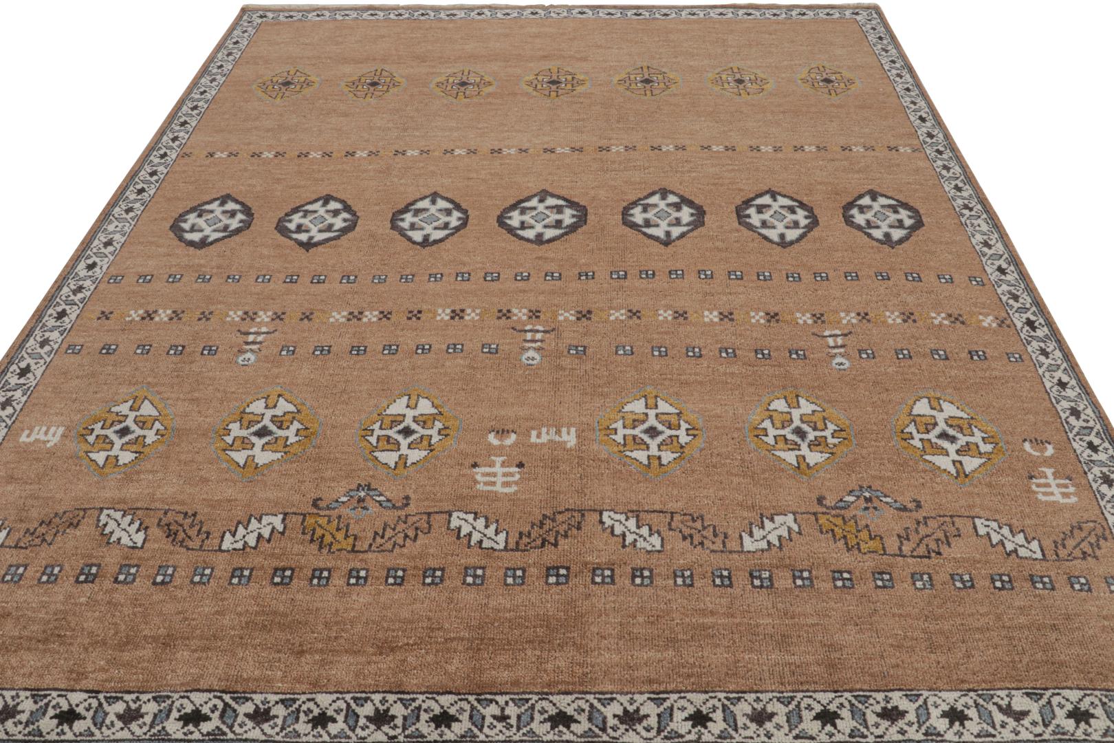 Tribal style geometric rug