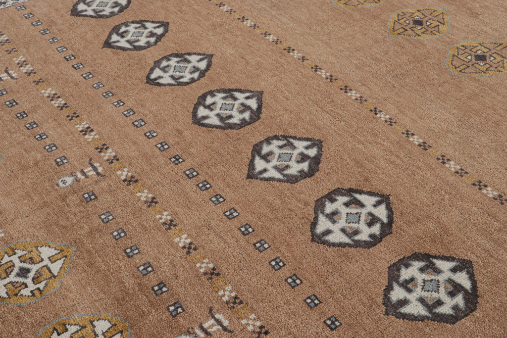 Tribal style geometric rug