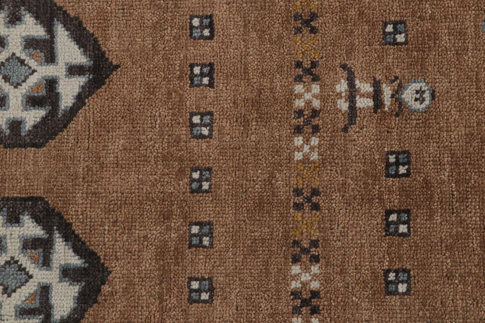 Tribal style geometric rug