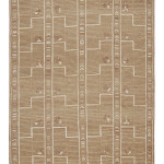 Scandinavian geometric rug