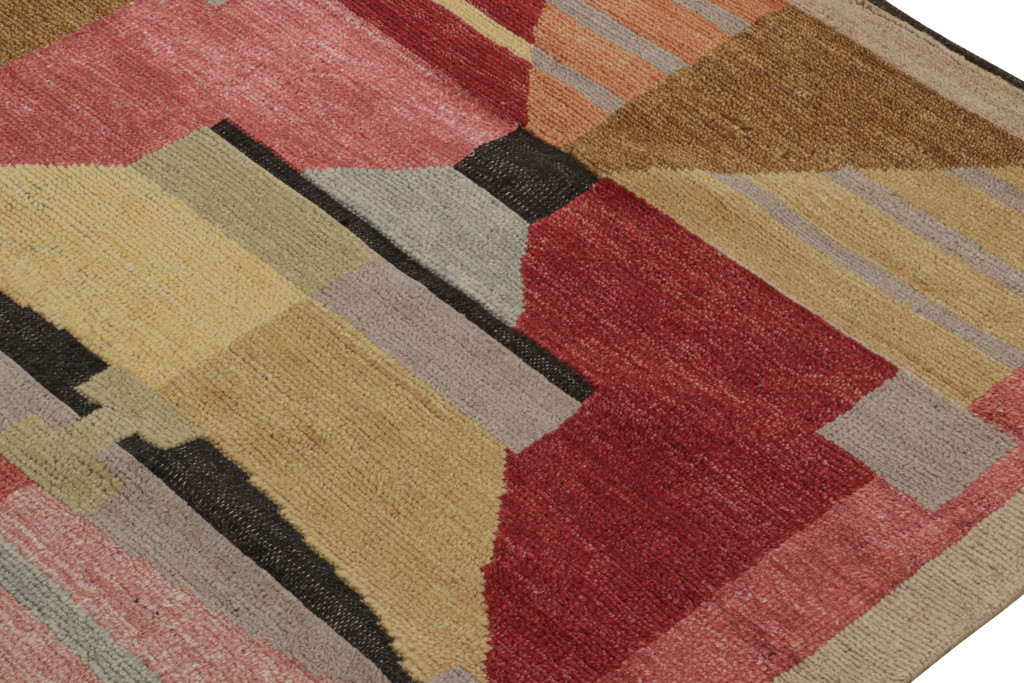 Scandinavian geometric rug