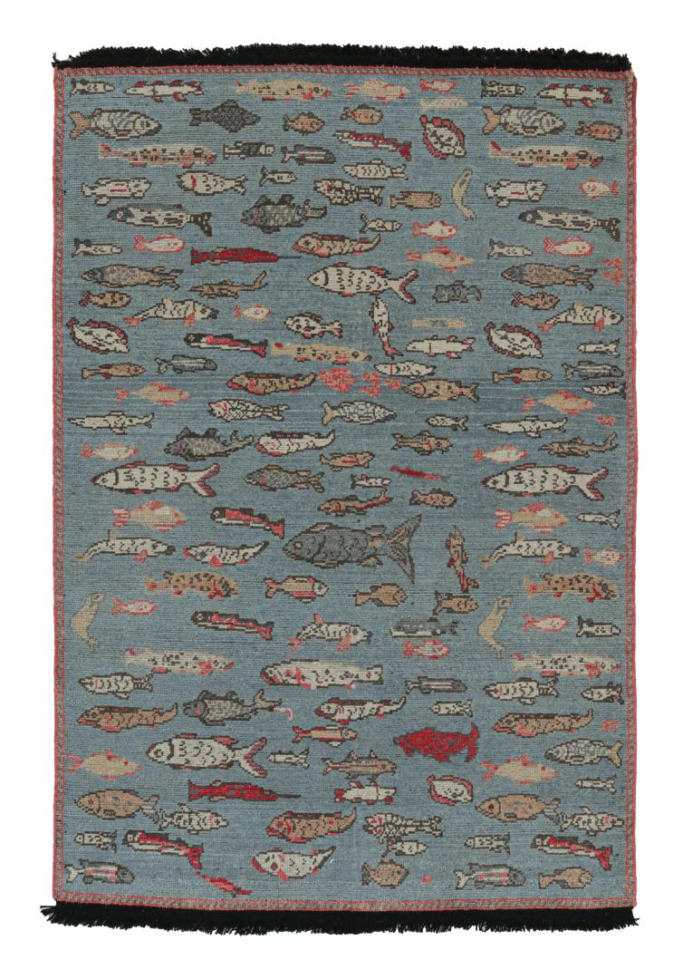 Modern Pictorial Art Rug