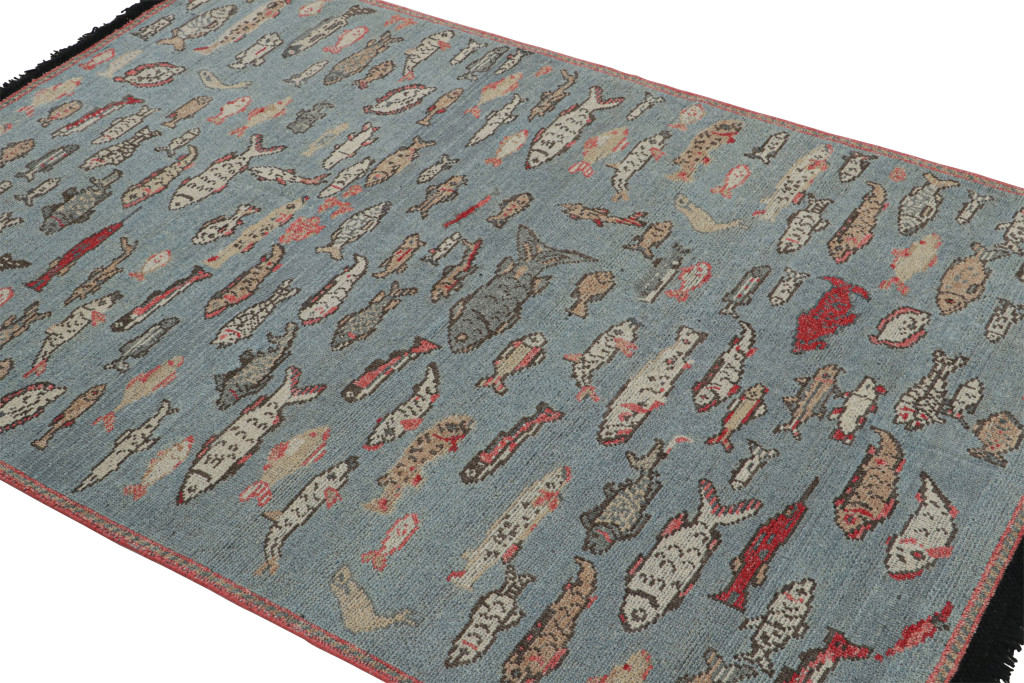 Modern Pictorial Art Rug