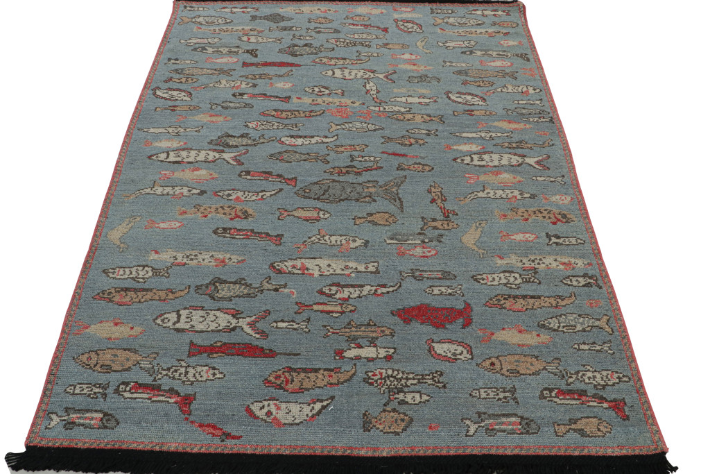 Modern Pictorial Art Rug