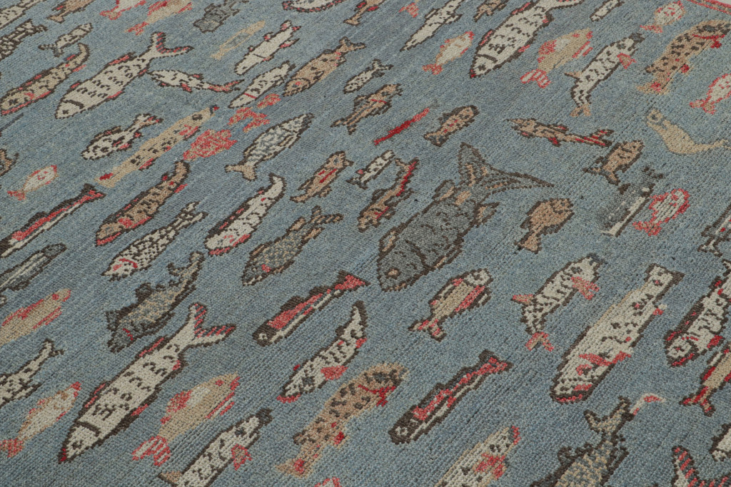 Modern Pictorial Art Rug