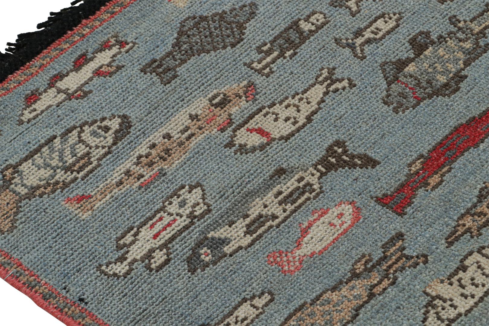Modern Pictorial Art Rug