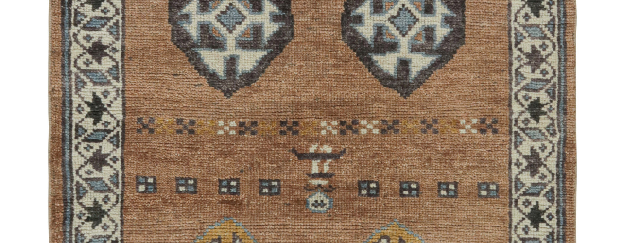 Modern Tribal Rug with Geometric Patterns