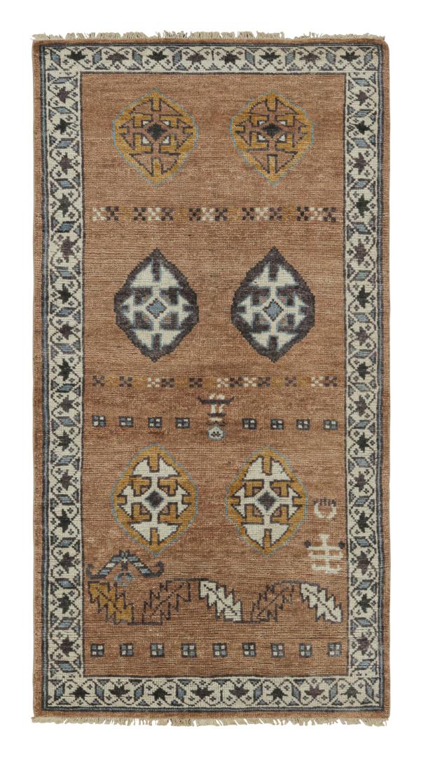 Modern Tribal Rug with Geometric Patterns