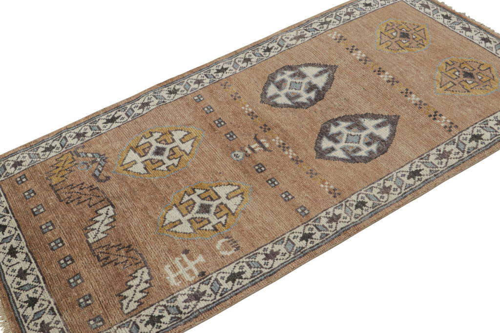 Modern Tribal Rug with Geometric Patterns
