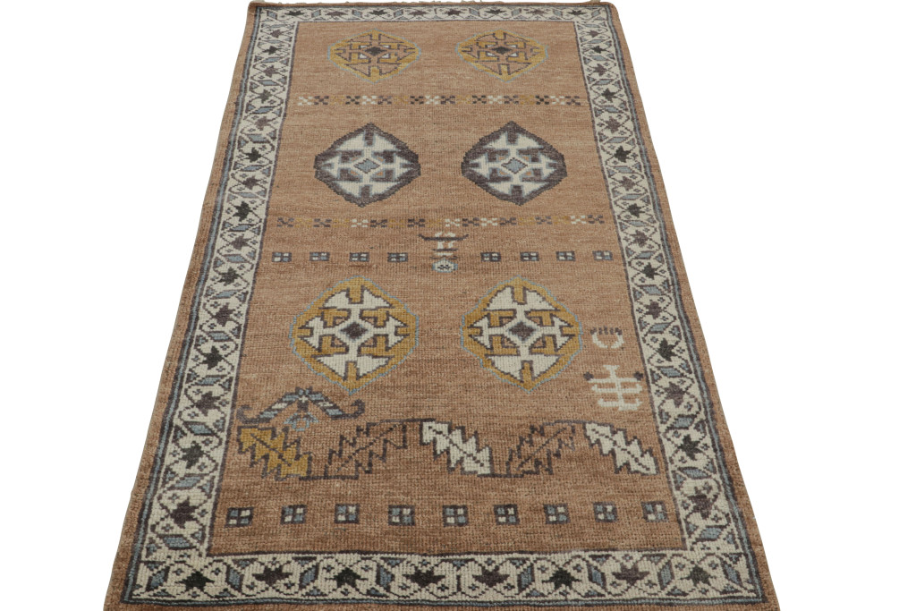 Modern Tribal Rug with Geometric Patterns