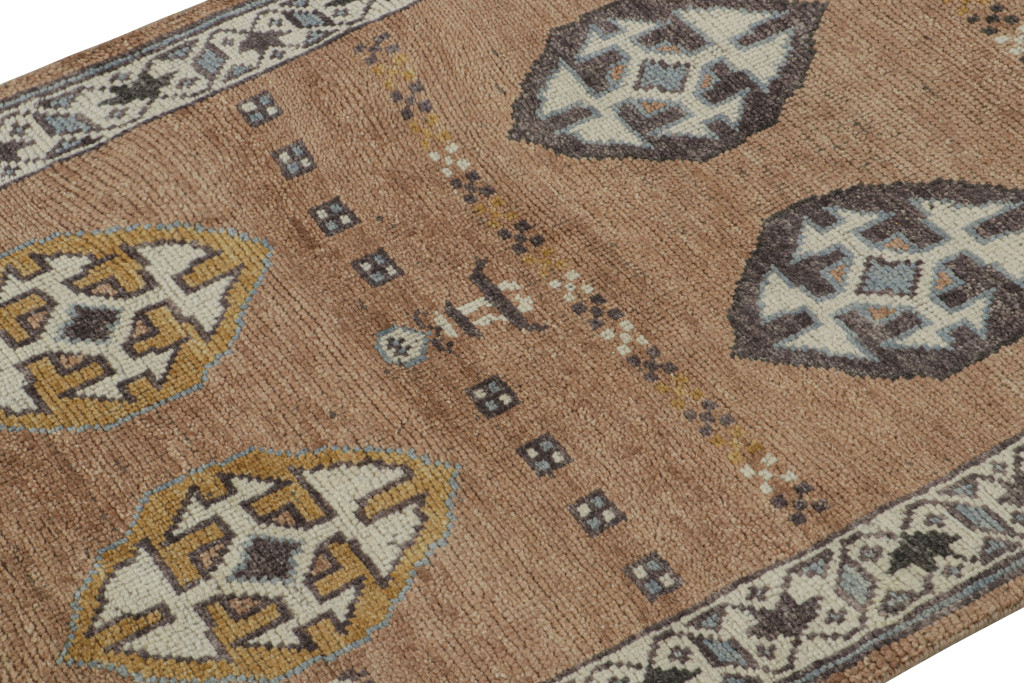 Modern Tribal Rug with Geometric Patterns
