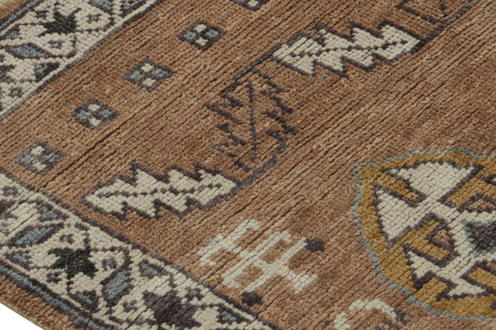 Modern Tribal Rug with Geometric Patterns