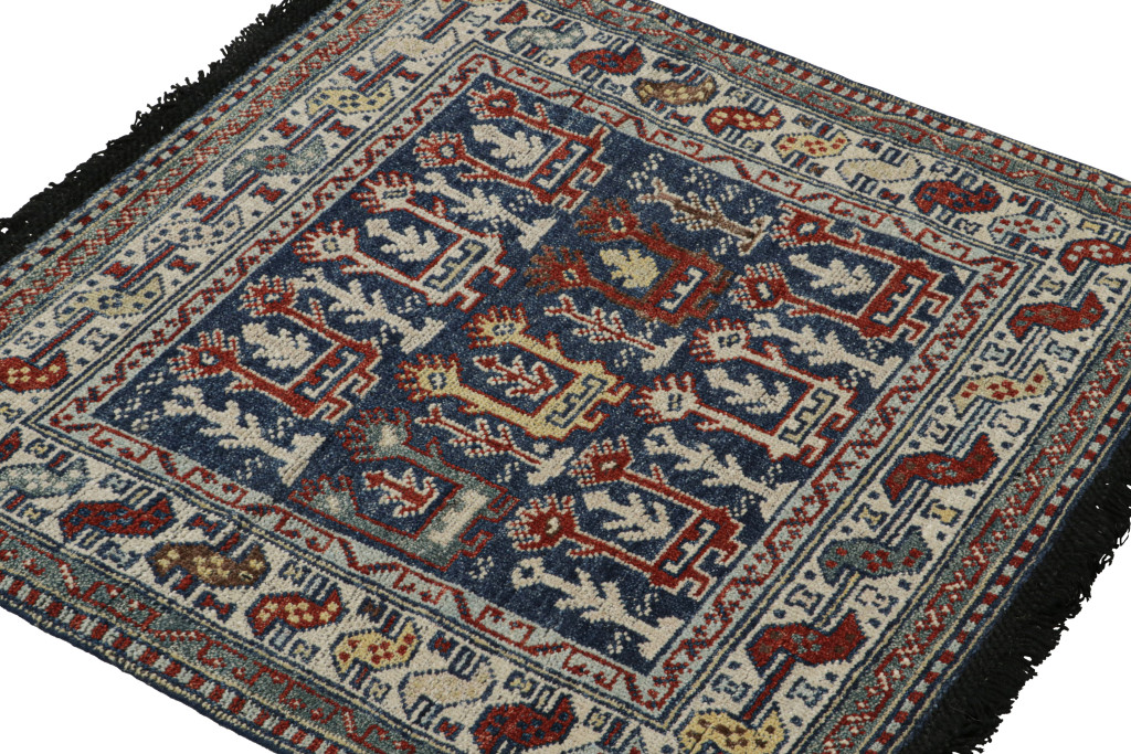 Modern Tribal Rug with Geometric Patterns