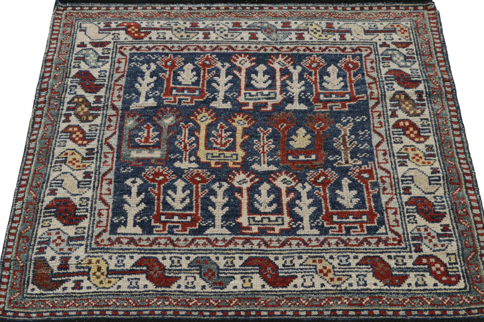 Modern Tribal Rug with Geometric Patterns
