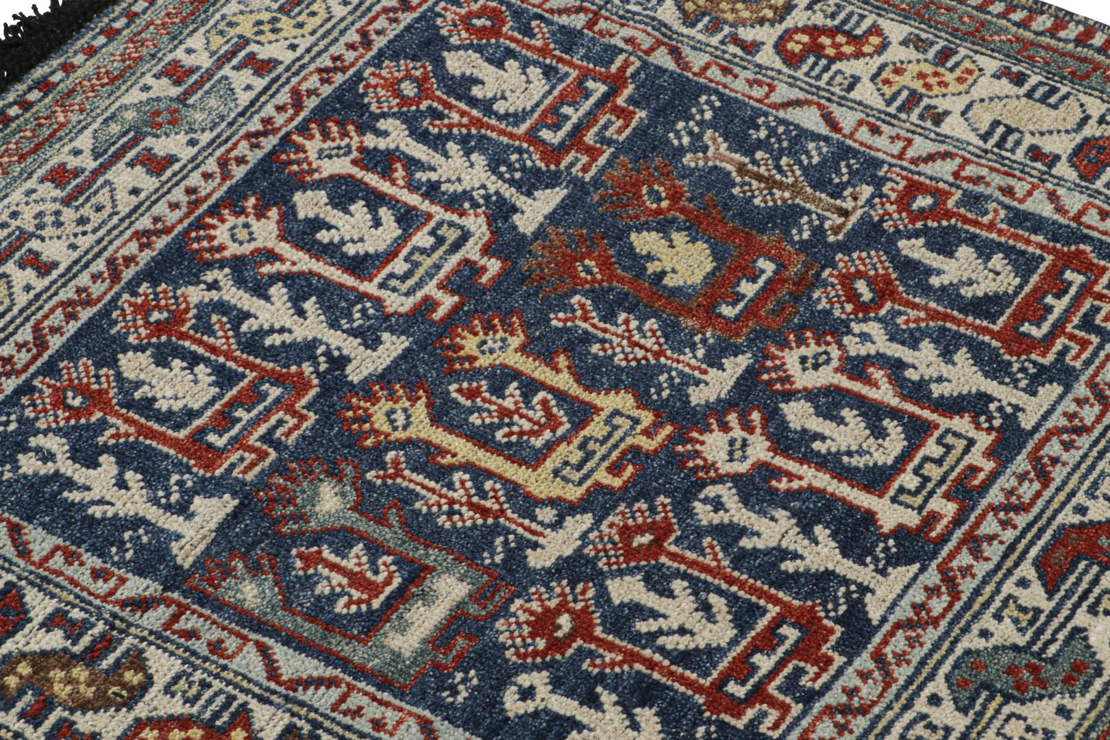 Modern Tribal Rug with Geometric Patterns