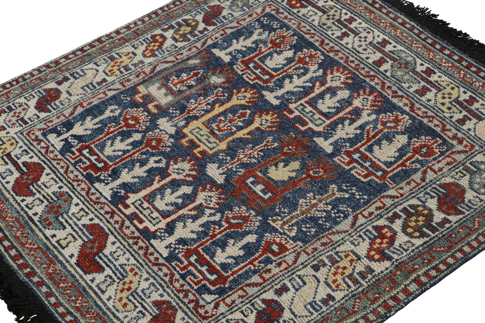 Modern Tribal Rug with Geometric Patterns