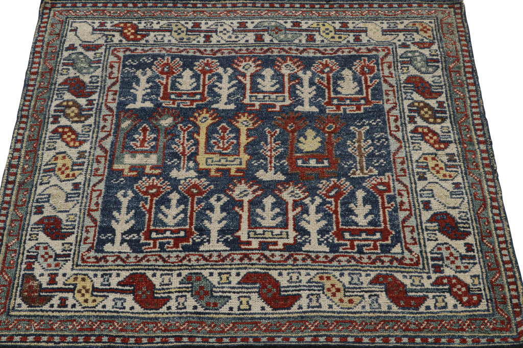 Modern Tribal Rug with Geometric Patterns