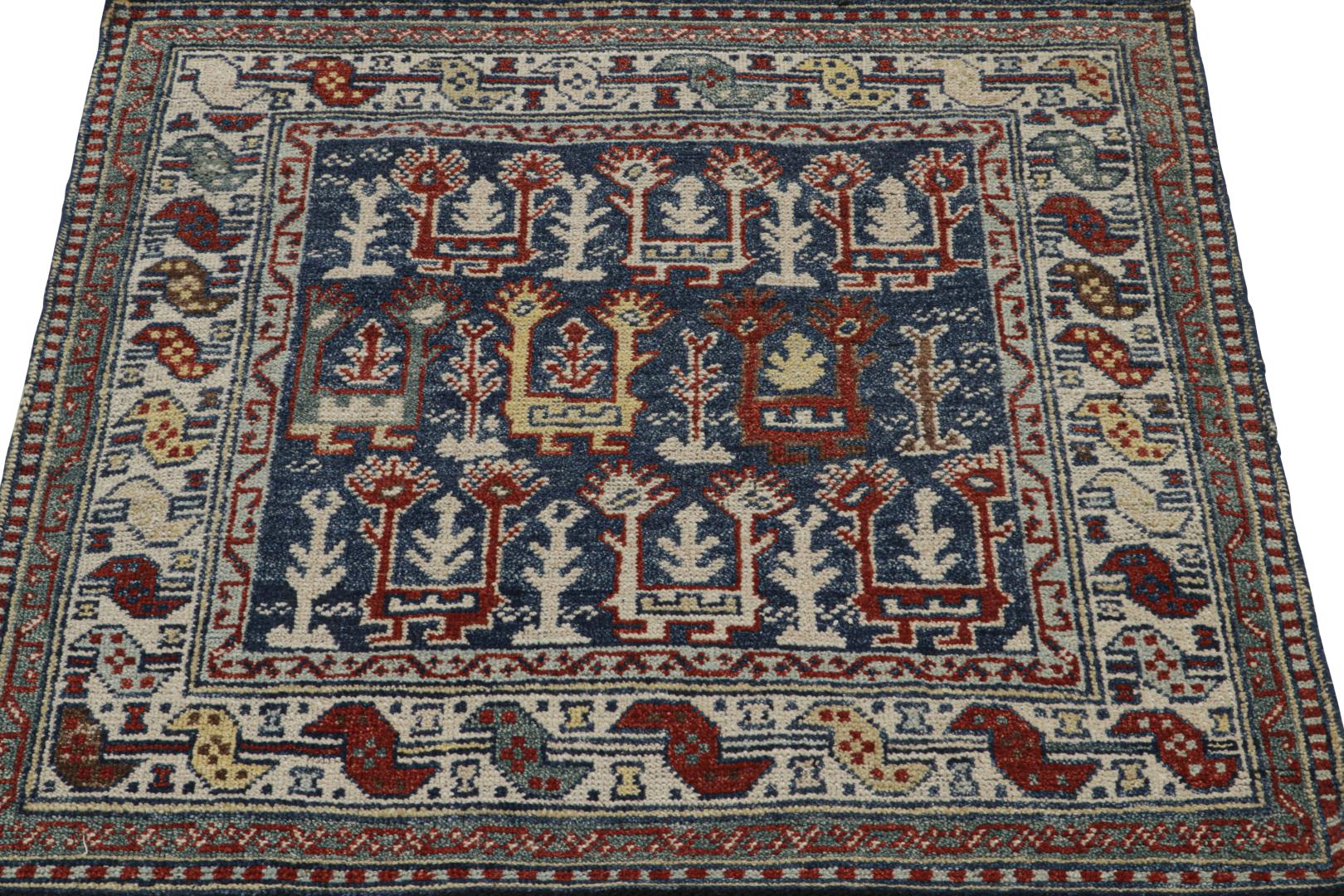 Modern Tribal Rug with Geometric Patterns
