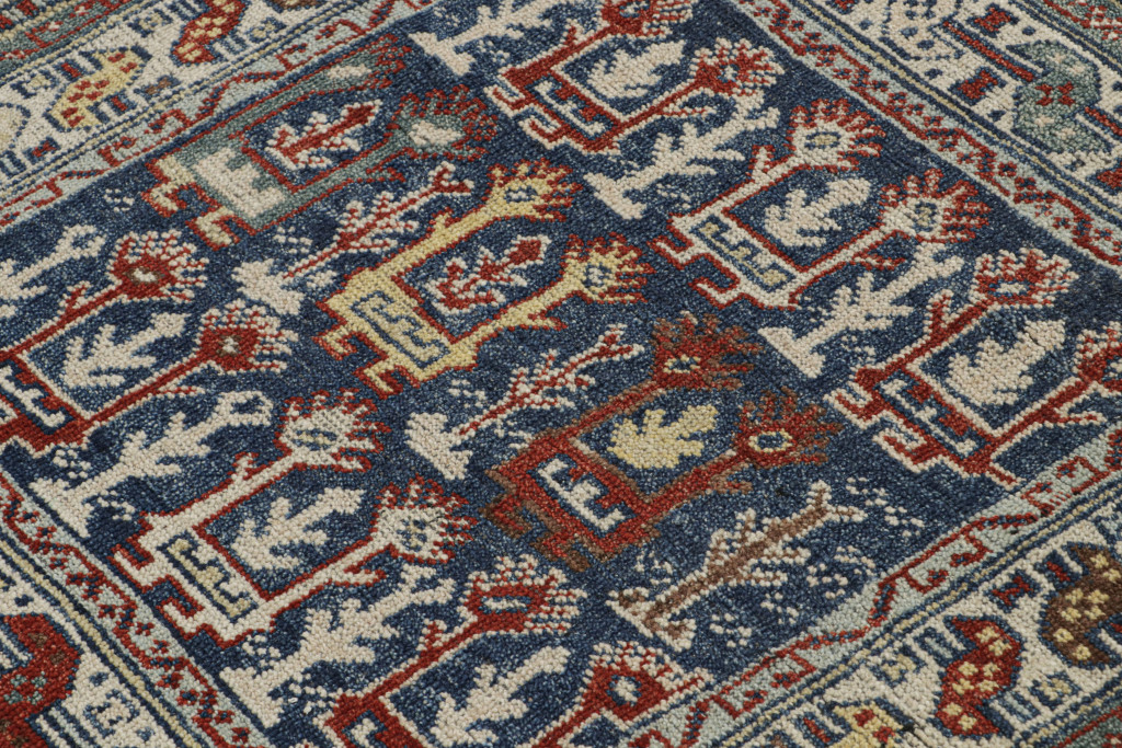 Modern Tribal Rug with Geometric Patterns