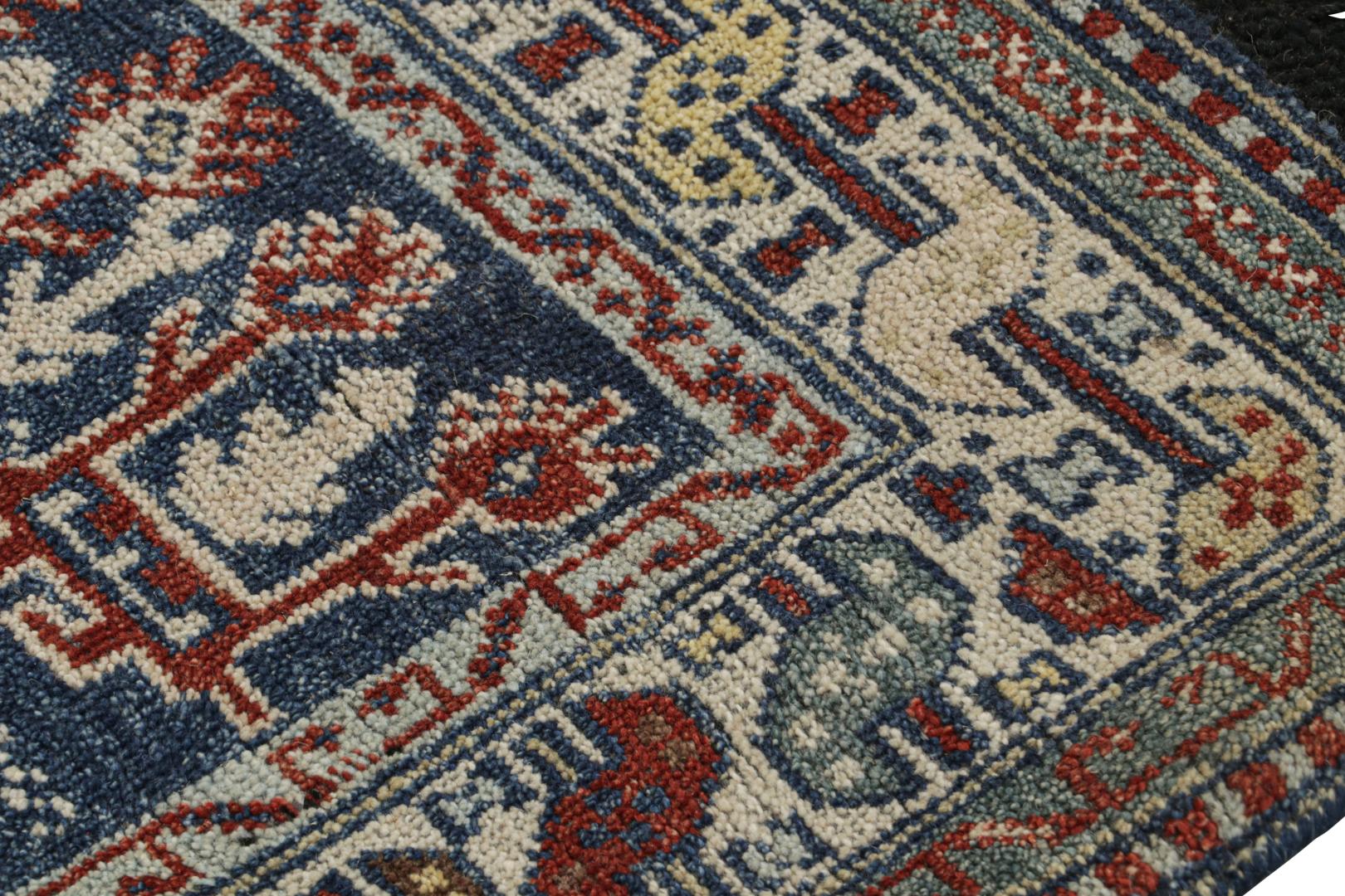 Modern Tribal Rug with Geometric Patterns