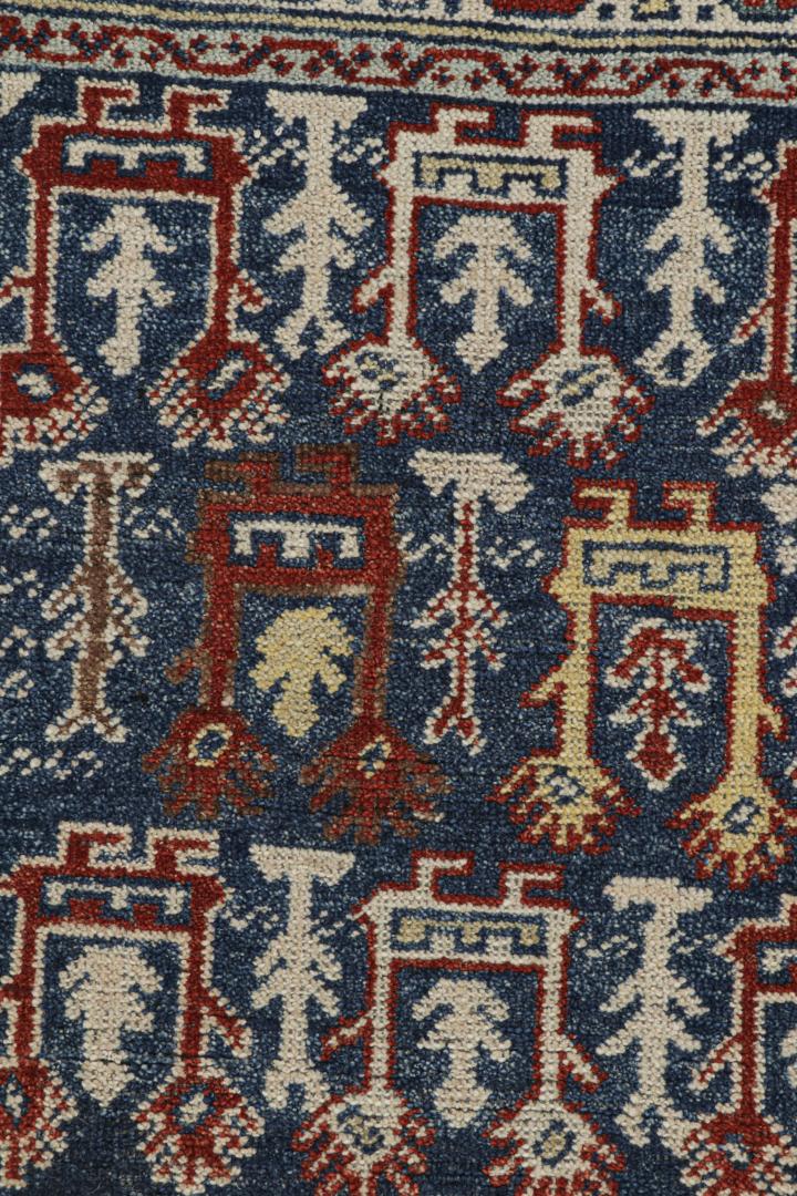 Modern Tribal Rug with Geometric Patterns