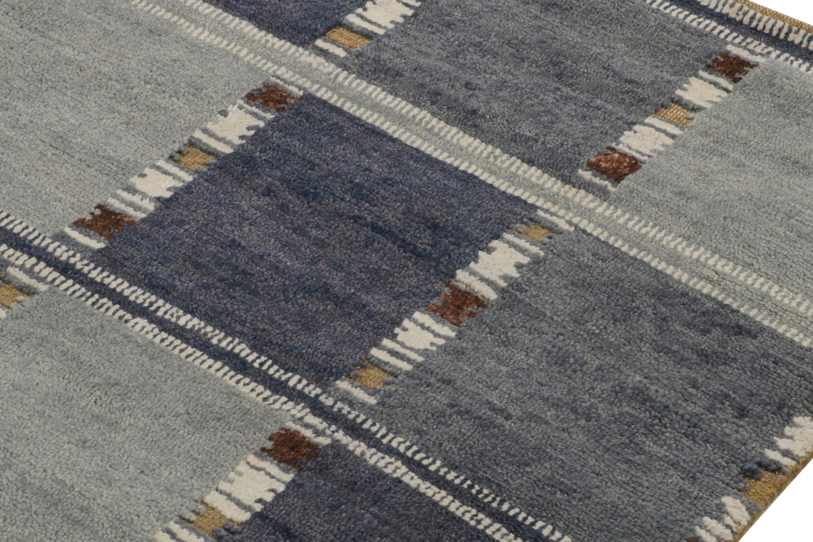 Scandinavian geometric rug
